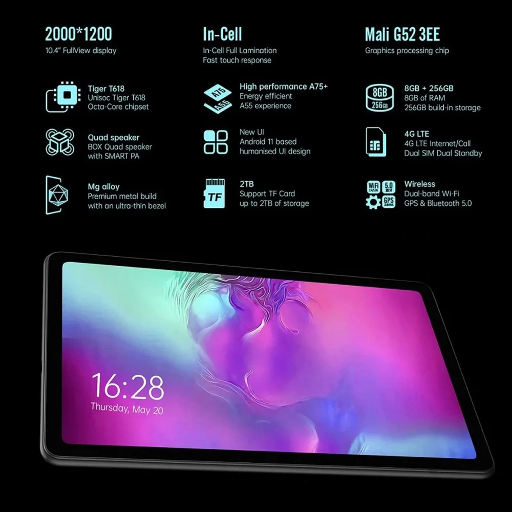 Android 11 iPlay 40 pro tablet PC 10.4”